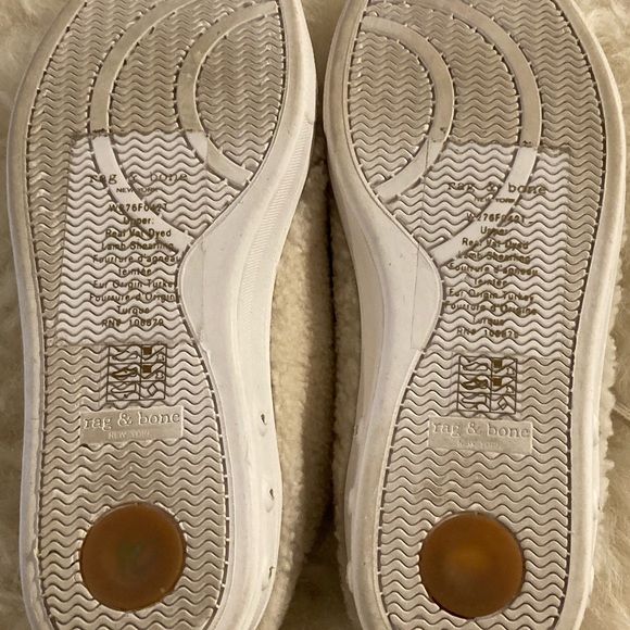 Rag and Bone | Standard Issue Shearling Fur Low-Top Sneaker. - Picture 7 of 13